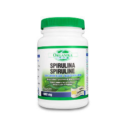 Organika Spirulina 1000 mg - 90 or 180 Tablets