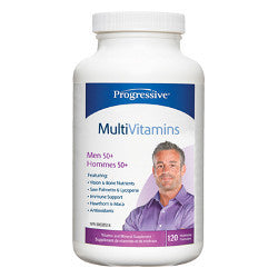 Progressive MultiVitamins Men 50+ - 120 Capsules
