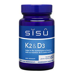 SISU Vitamin K2 & D3 - 60 Capsules